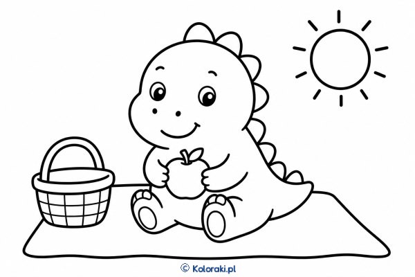 Dinozaur na pikniku