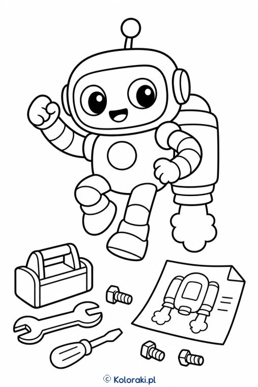 Robot Riko – superbohaterska kolorowanka
