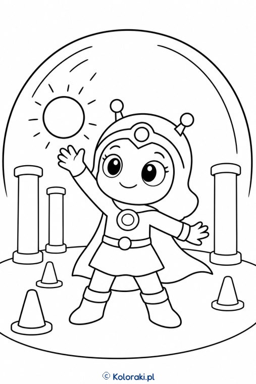 Mira Mocy – superbohaterska kolorowanka
