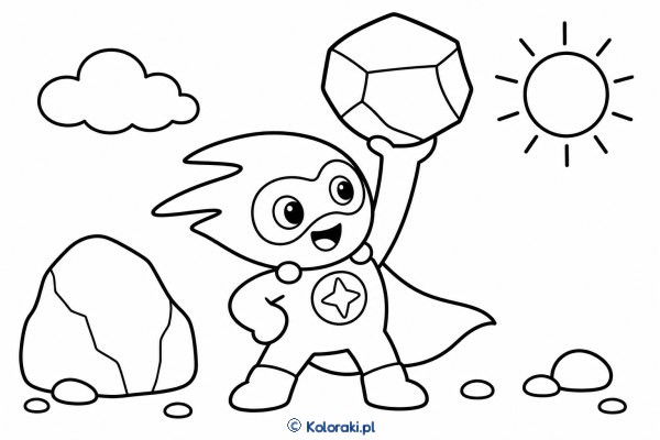 Mocny Meteor – superbohaterska kolorowanka