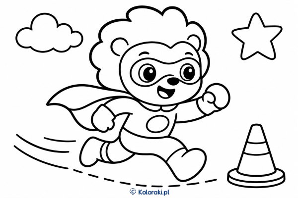 Turbo Leo – superbohaterska kolorowanka
