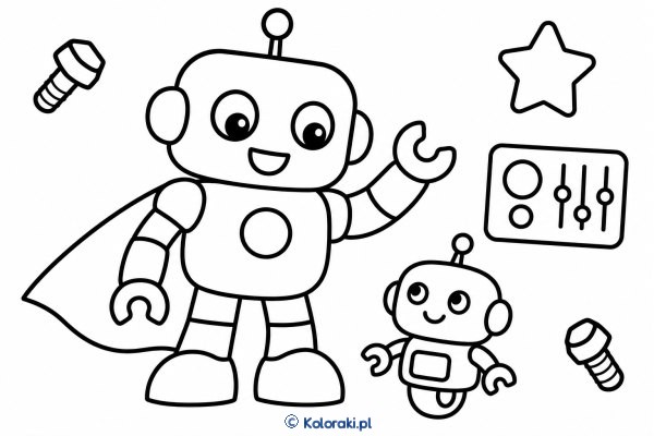Robot Rex – superbohaterska kolorowanka