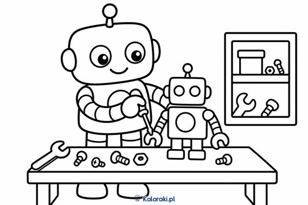 Robotyczny Roman – superbohaterska kolorowanka