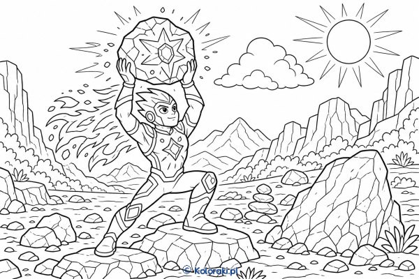 Mocny Meteor – superbohaterska kolorowanka