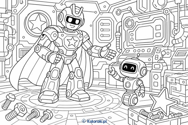 Robot Rex – superbohaterska kolorowanka