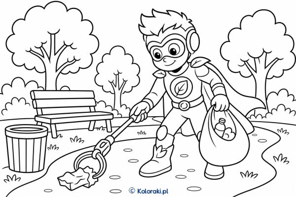 Eko Eryk – superbohaterska kolorowanka