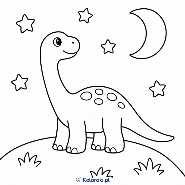 Brontozaur pod gwiazdami