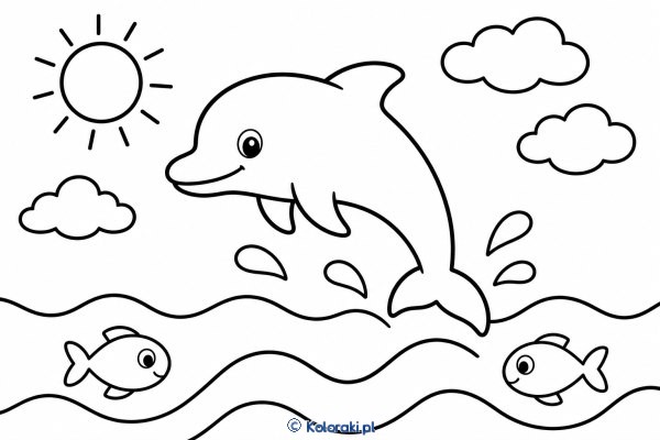 Delfin w Tańczących Falach