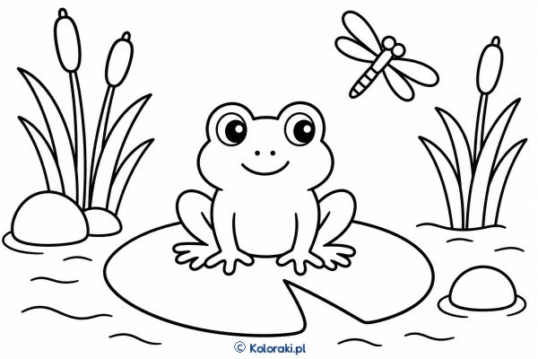 Żabka na Wielkim Liściu