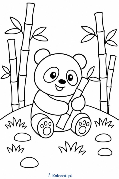 Panda w Bambusowym Gaju