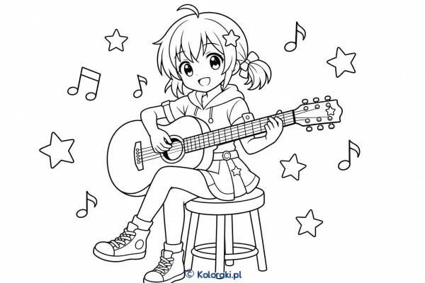 Muzyczna chwila przy gitarze