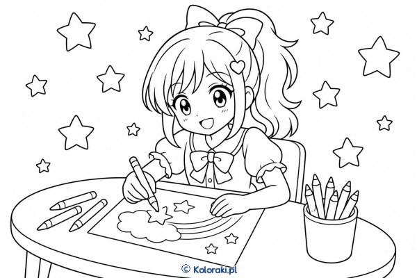 Rysunek z kredkami marzeń