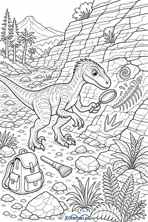 Raptor odkrywa skamieniałości