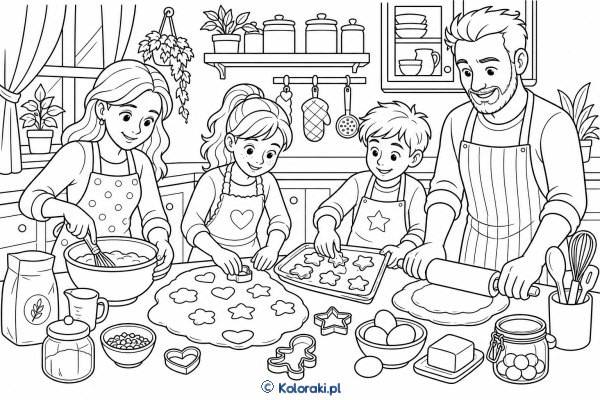 Wspólne pieczenie ciastek