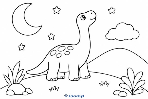 Brontozaur pod gwiazdami