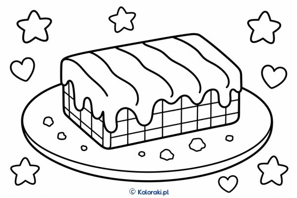 Wafelek w czekoladowe paski