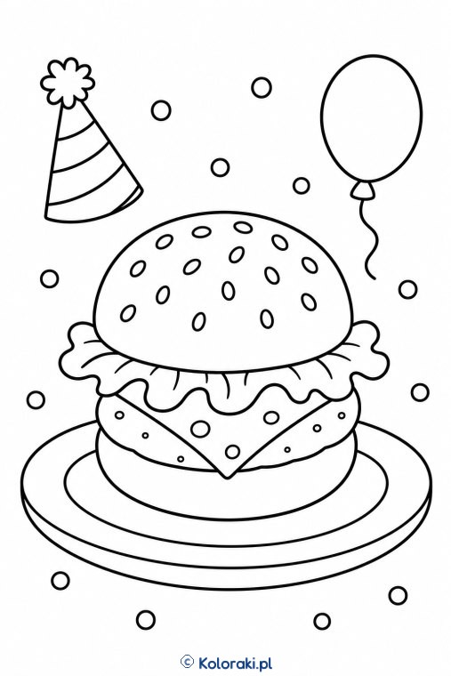 Mini burger na przyjęciu