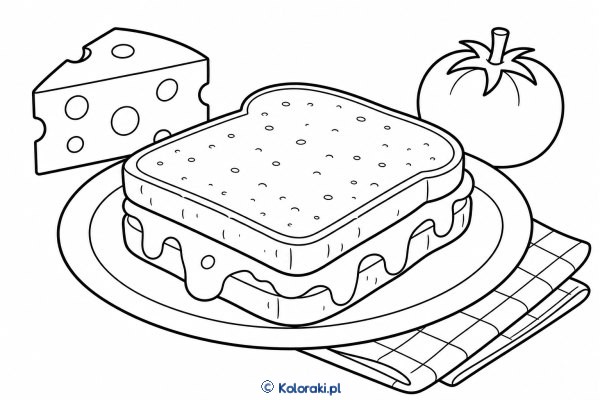 Tost z roztopionym serem