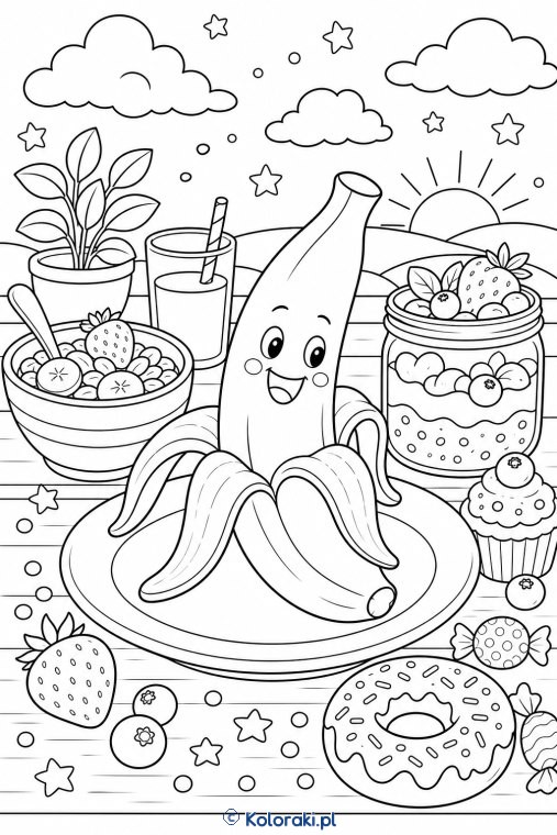 Bananowy humor o poranku