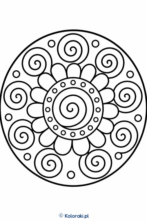 Wzór słodkich spirali