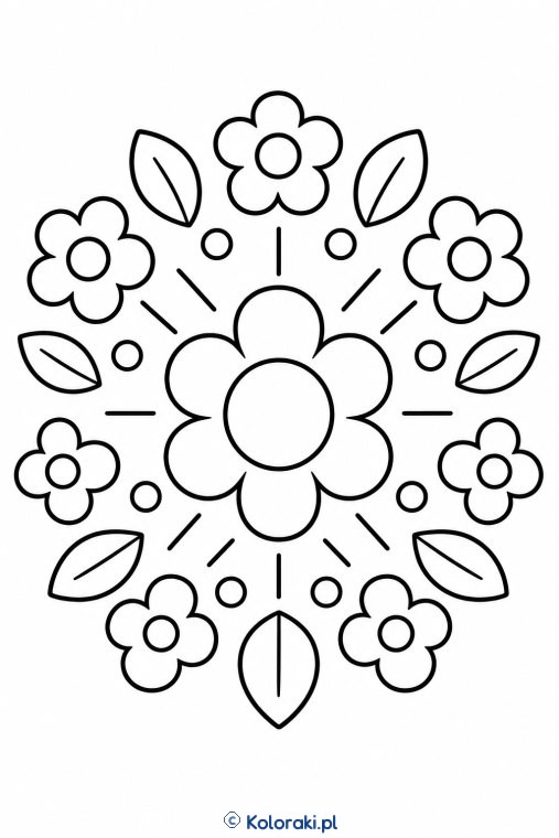 Mandala ogrodu harmonii
