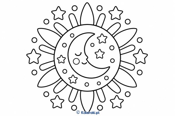 Mandala małego księżyca
