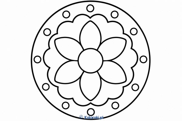 Mandala małego kwiatu snów