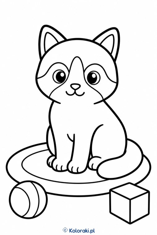 Kotek na dywaniku – kot snowshoe