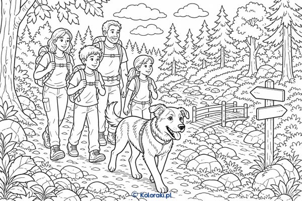 Kundelek adoptowany podczas rodzinnej wycieczki – kundelek adoptowany