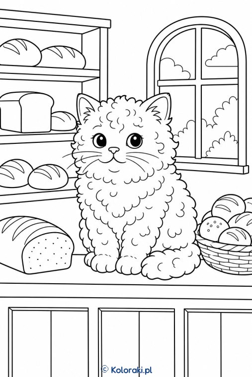 Selkirk rex w piekarni – kot selkirk rex