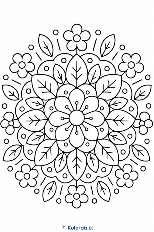 Mandala ogrodu harmonii