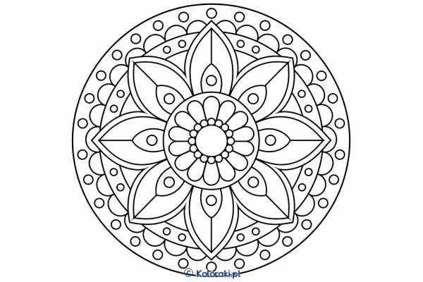 Mandala małego kwiatu snów