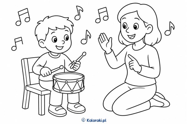 Lekcja muzyki z bębenkiem