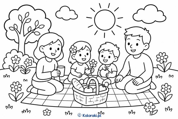 Wiosenny piknik na polanie