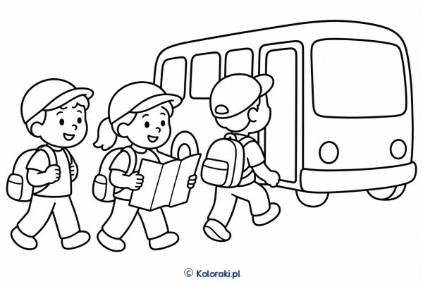 Wycieczka klasowa z plecakami
