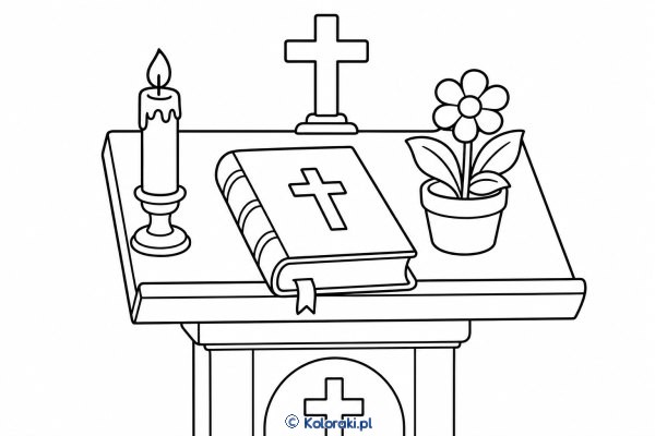 Mała Biblia na pulpicie