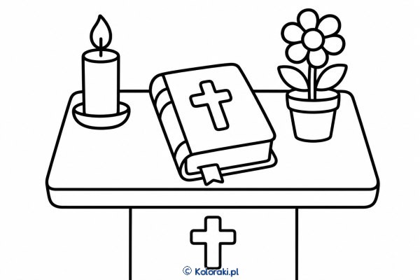 Mała Biblia na pulpicie