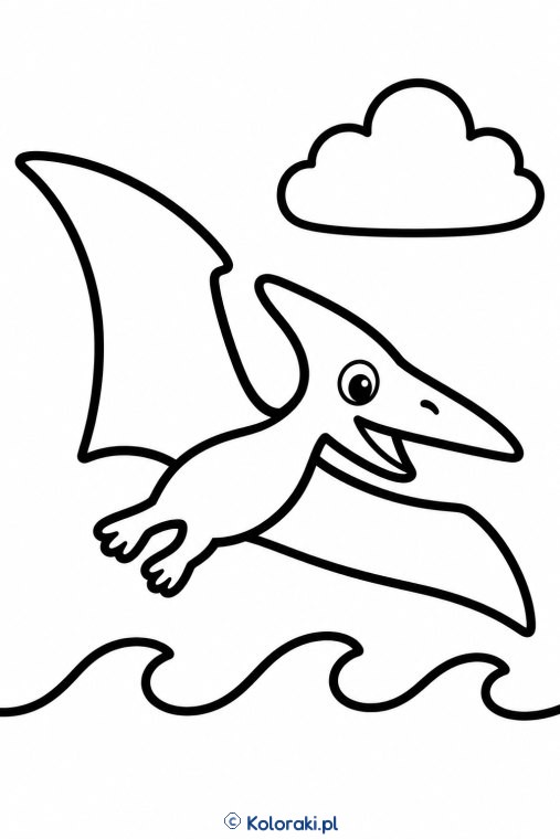 Pterodaktyl nad morzem