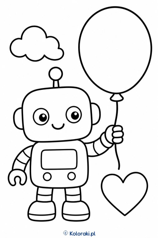 Robot z balonem