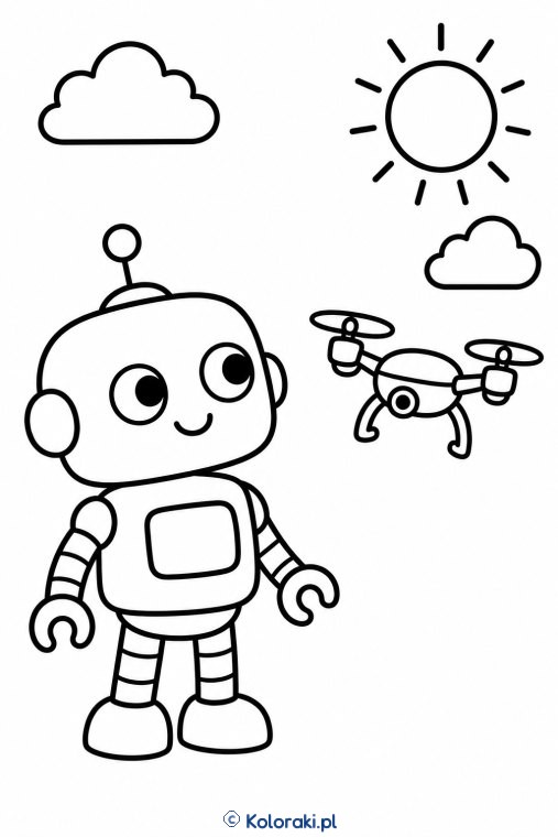 Robot z dronem – scena 34