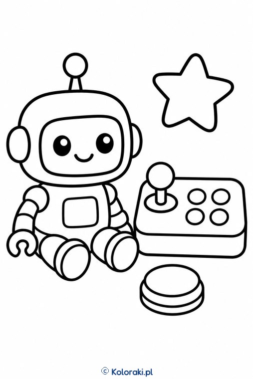 Robot przy konsoli – scena 40
