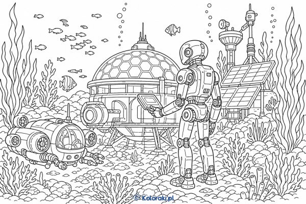 Robot bada ocean