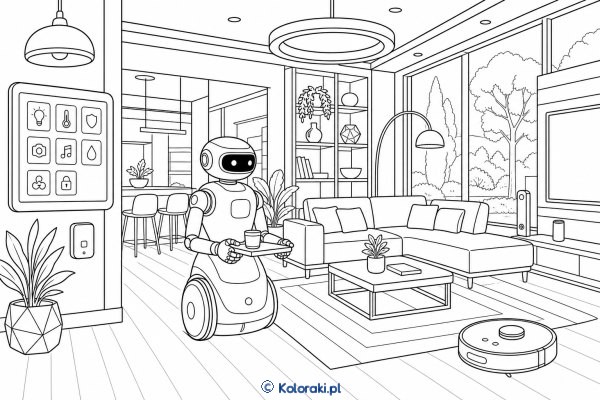Robot w inteligentnym domu