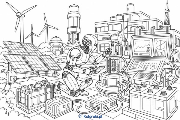 Robot w laboratorium energii