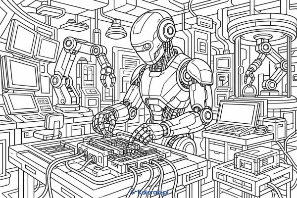 Robot w centrum badawczym – scena 31
