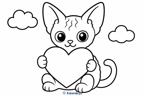 Kotek z serduszkiem – devon rex