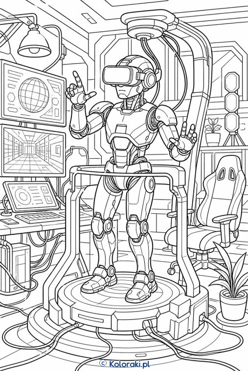 Robot w świecie VR
