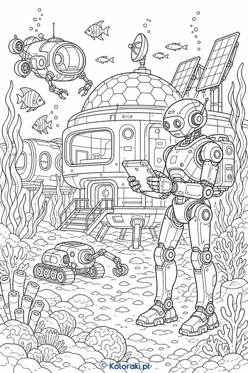 Robot bada ocean