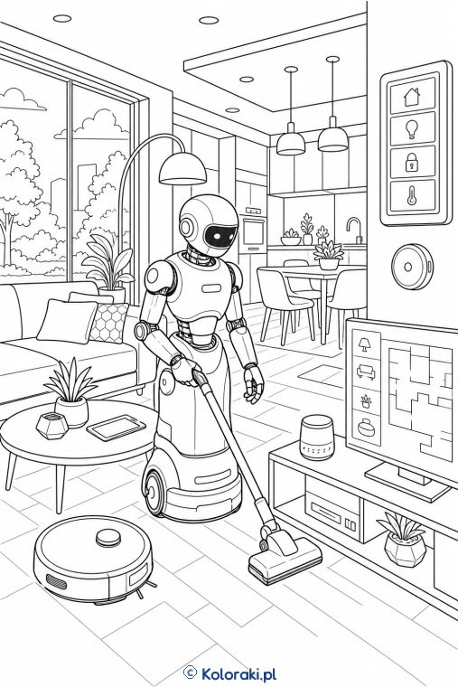 Robot w inteligentnym domu