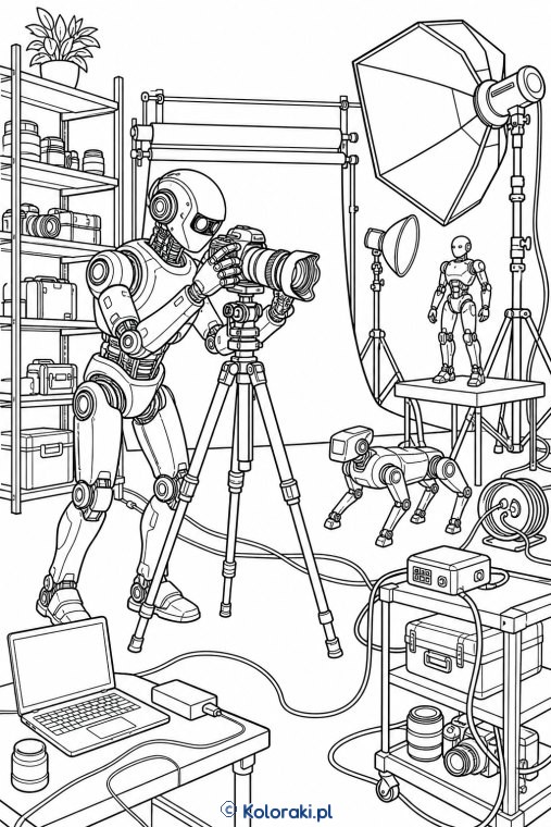 Robot w studiu fotograficznym – scena 38